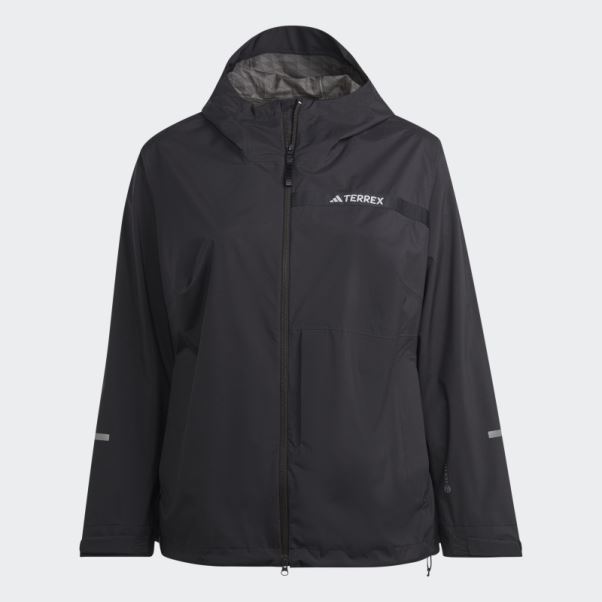 Veste De Pluie 2,5 Couches Terrex Multi Rain.rdy (grande Taille) Noir Adidas