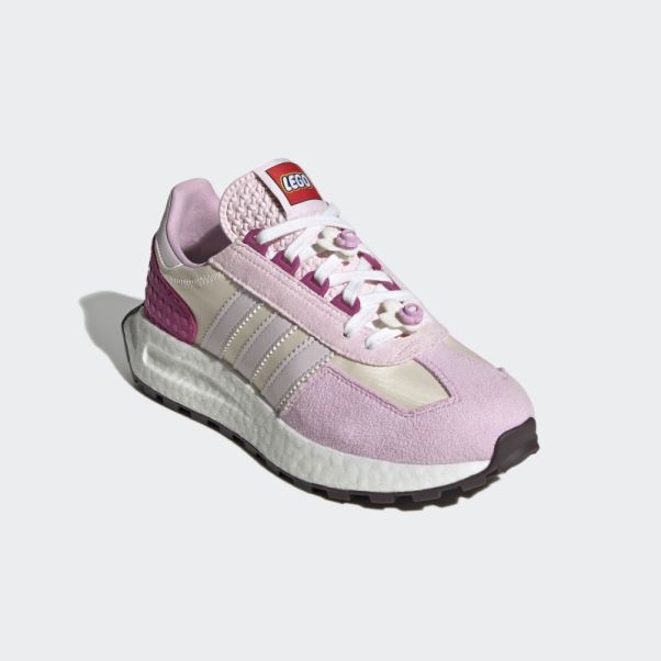 Chaussure Adidas X Lego Retropy E5 Rose Givre