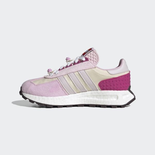 Chaussure Adidas X Lego Retropy E5 Rose Givre