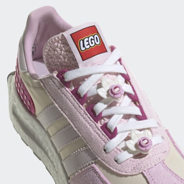 Chaussure Adidas X Lego Retropy E5 Rose Givre