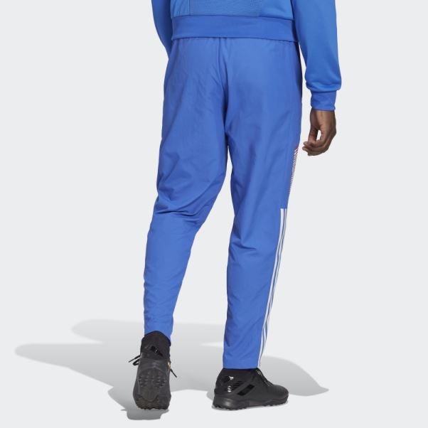 Pantalon De Voyage Adidas Japan Tiro 22 Bleu Haute Résolution