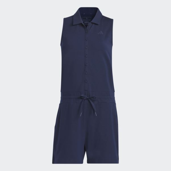 Barboteuse De Golf En Maille Adidas Bleu Marine