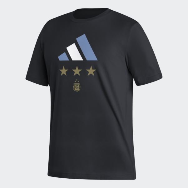 T-shirt Gagnants Argentine 2022 Noir Adidas