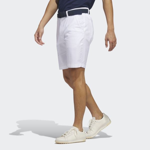 Short De Golf Adidas Go-to 9 Pouces Blanc