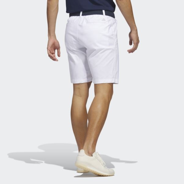 Short De Golf Adidas Go-to 9 Pouces Blanc
