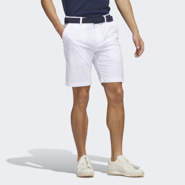 Short De Golf Adidas Go-to 9 Pouces Blanc