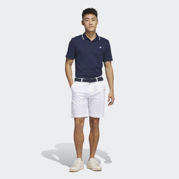 Short De Golf Adidas Go-to 9 Pouces Blanc