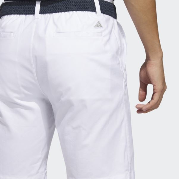 Short De Golf Adidas Go-to 9 Pouces Blanc