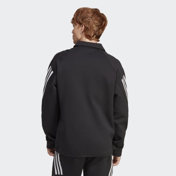 Adidas Future Icon 3-stripes Veste D'entraîneurs Noir