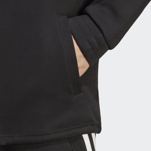 Adidas Future Icon 3-stripes Veste D'entraîneurs Noir