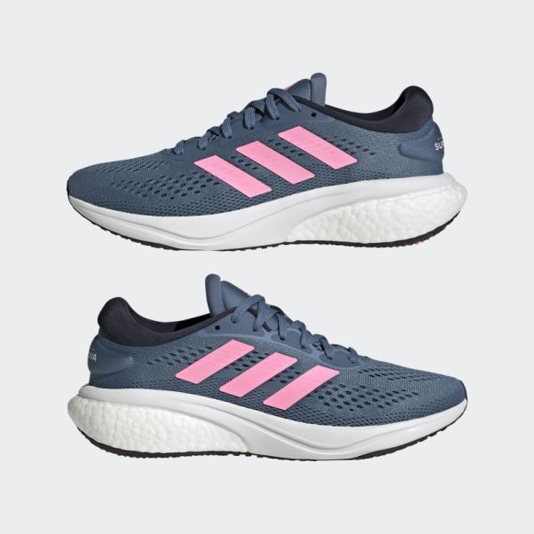 Adidas Supernova 2 Chaussures De Course Bleu Altéré