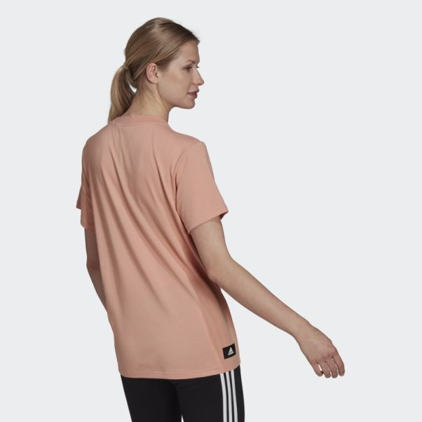 Blush Ambiant Adidas Future Icons Logo T-shirt Graphique Mode