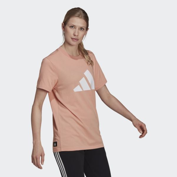 T-shirt Graphique à Logo Future Icônes Adidas Ambient Blush