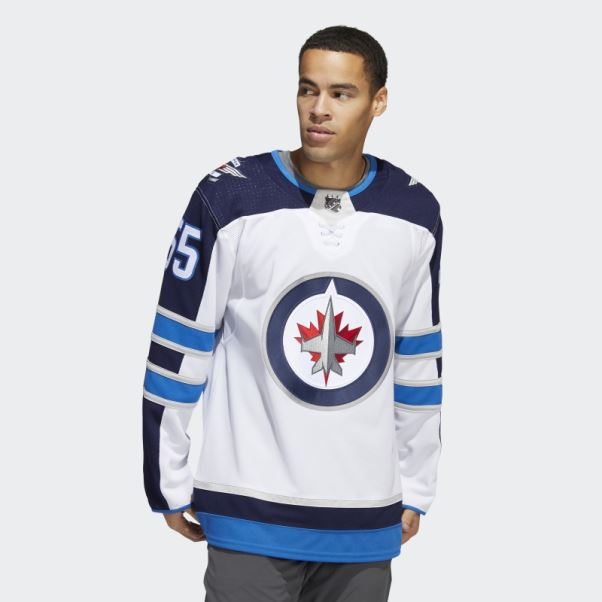 Maillot Jets Scheifele Away Authentique Blanc Adidas