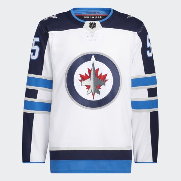 Maillot Jets Scheifele Away Authentique Blanc Adidas