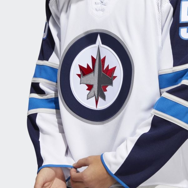 Maillot Jets Scheifele Away Authentique Blanc Adidas