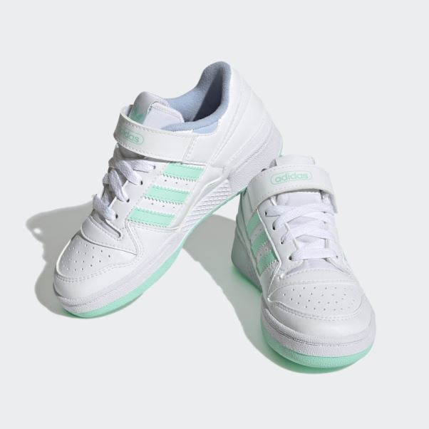 Bleu Aube Adidas Forum Low Chaussures