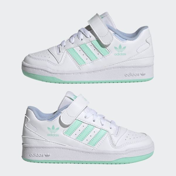 Bleu Aube Adidas Forum Low Chaussures