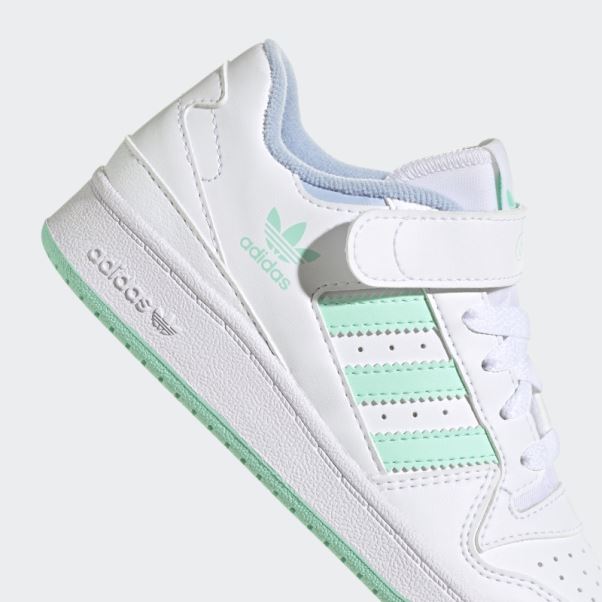 Bleu Aube Adidas Forum Low Chaussures