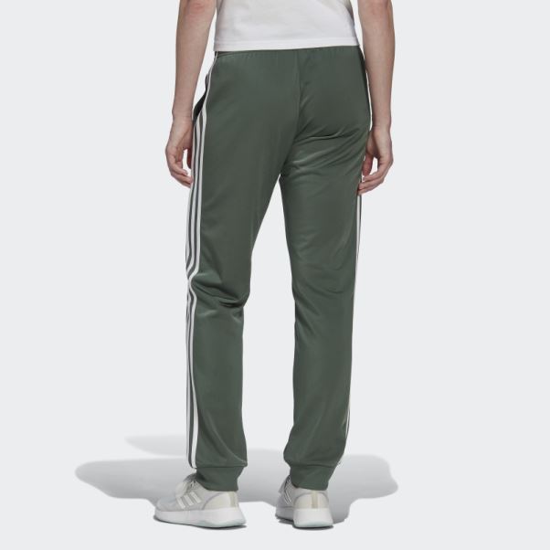 Primegreen Essentials Warm-up Slim Tapered 3-stripes Track Pants Vert Oxyde Adidas