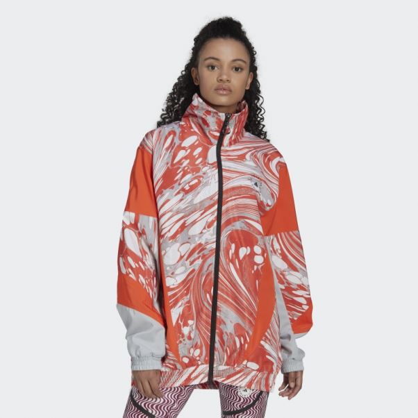 Onix Adidas By Stella Mccartney Haut De Survêtement Tissé Imprimé Fashion