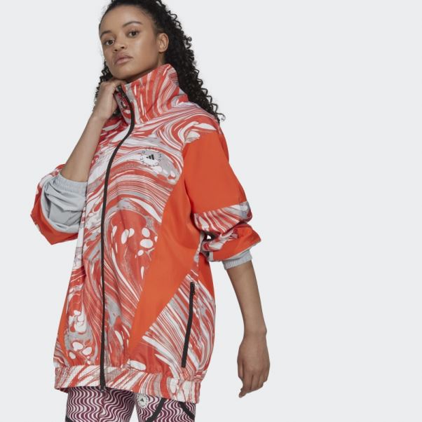 Onix Adidas By Stella Mccartney Haut De Survêtement Tissé Imprimé Fashion