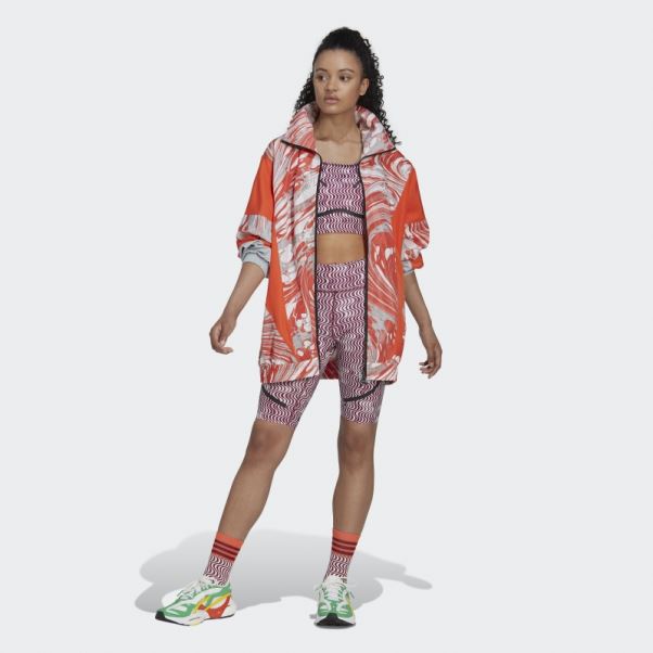 Onix Adidas By Stella Mccartney Haut De Survêtement Tissé Imprimé Fashion