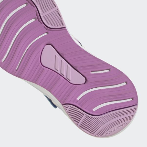 Adidas Fortarun Sport Running Chaussures à Lacets élastiques Et Sangle Supérieure Bleu