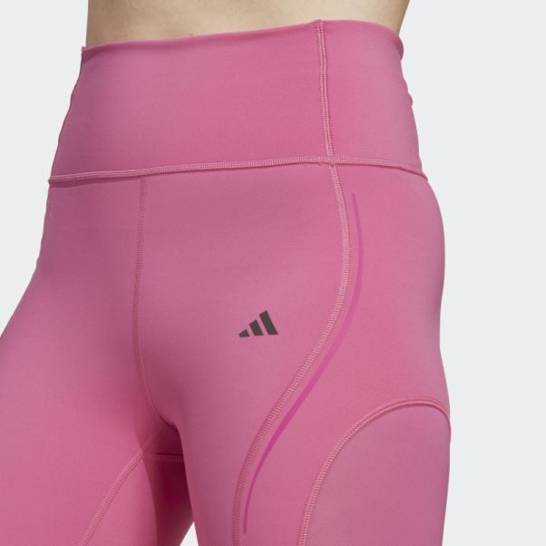 Leggings D'entraînement Hiit Luxe Fuchsia Sur Mesure Adidas