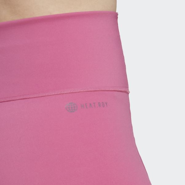 Leggings D'entraînement Hiit Luxe Fuchsia Sur Mesure Adidas