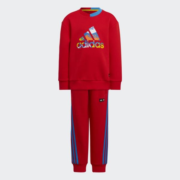 Ensemble Sweat Et Pantalon Adidas X Classic Lego Crew Rouge Chaud