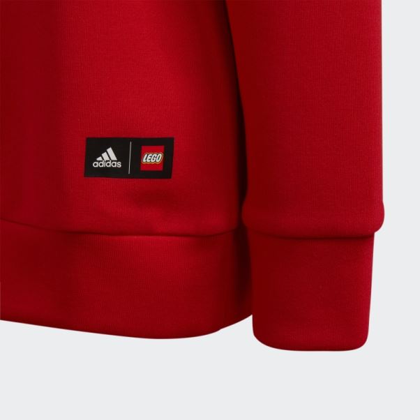 Ensemble Sweat Et Pantalon Adidas X Classic Lego Crew Rouge Chaud