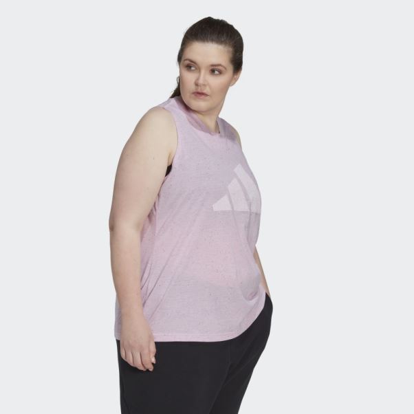 Adidas Future Icons Winners 3.0 Débardeur (taille Plus) Lilas Mel