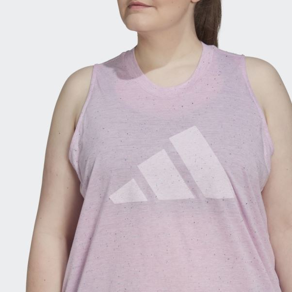 Adidas Future Icons Winners 3.0 Débardeur (taille Plus) Lilas Mel