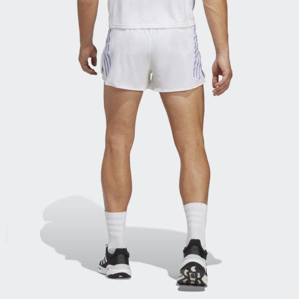 Adidas Short Fendu Adizero Violet Clair