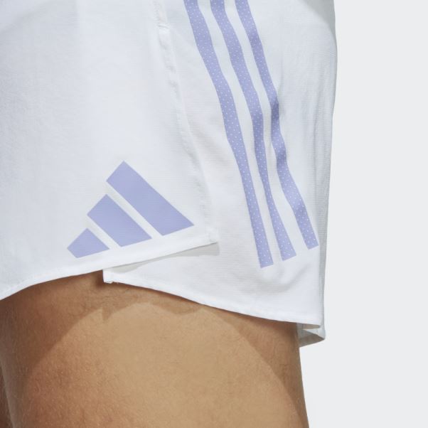 Adidas Short Fendu Adizero Violet Clair