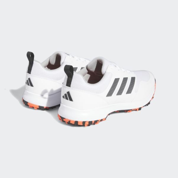 Chaussures De Golf Adidas Tech Response Sl 3.0 Larges Blanches