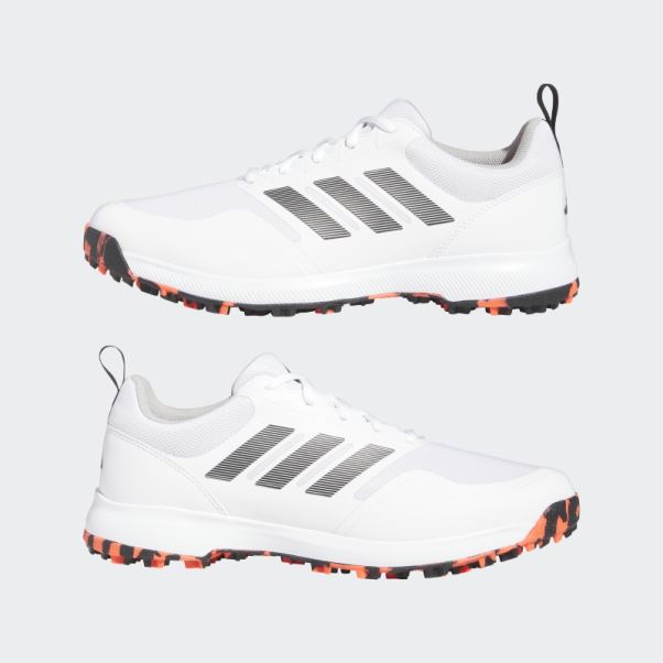 Chaussures De Golf Adidas Tech Response Sl 3.0 Larges Blanches