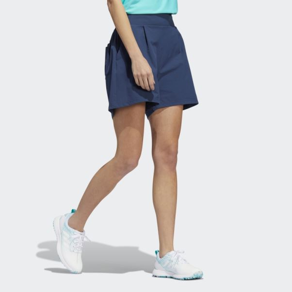 Short Plissé Bleu Marine Adidas