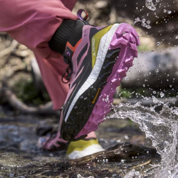Chaussure De Randonnée Adidas Terrex Free Randonneur 2 Gore-tex Rouge