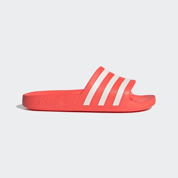 Claquettes Adilette Aqua Rouge Adidas