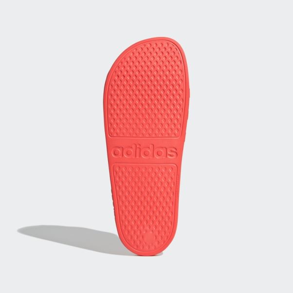 Claquettes Adilette Aqua Rouge Adidas