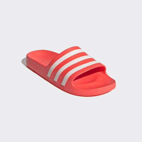 Claquettes Adilette Aqua Rouge Adidas