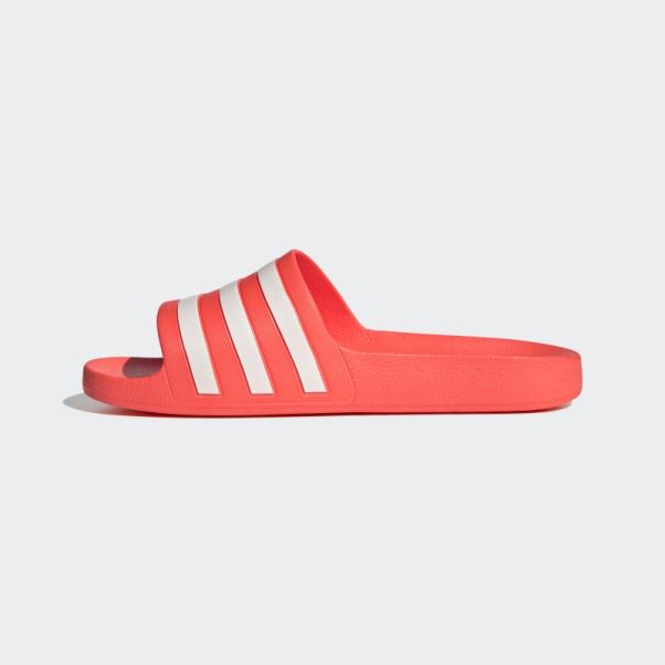 Claquettes Adilette Aqua Rouge Adidas