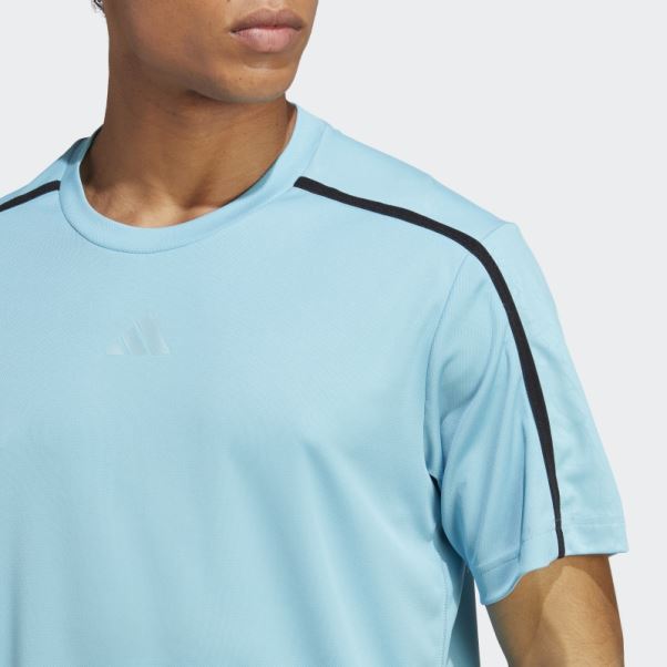 T-shirt De Base D'entraînement Adidas Bleu