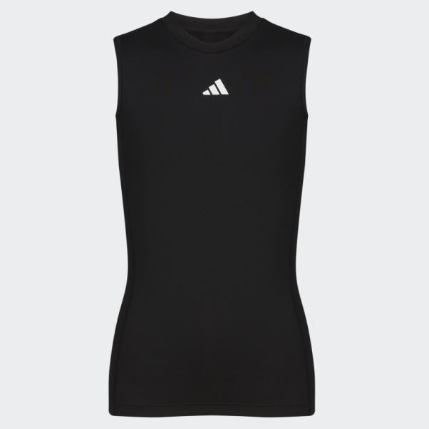 Adidas Top Techfit Sans Manches Noir
