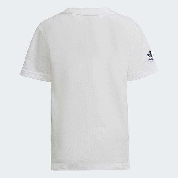 T-shirt Graphique Adidas Blanc