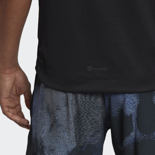 T-shirt D'entraînement Hiit Spin Noir Adidas