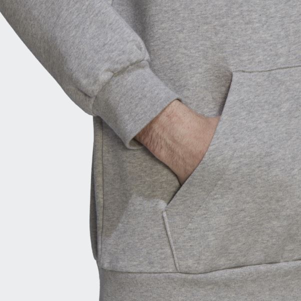Sweat à Capuche Stadium Fleece Badge Of Sport Gris Moyen Adidas