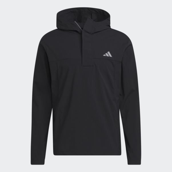 Adidas Ripstop 1/4-zip Golf Sweat à Capuche Noir